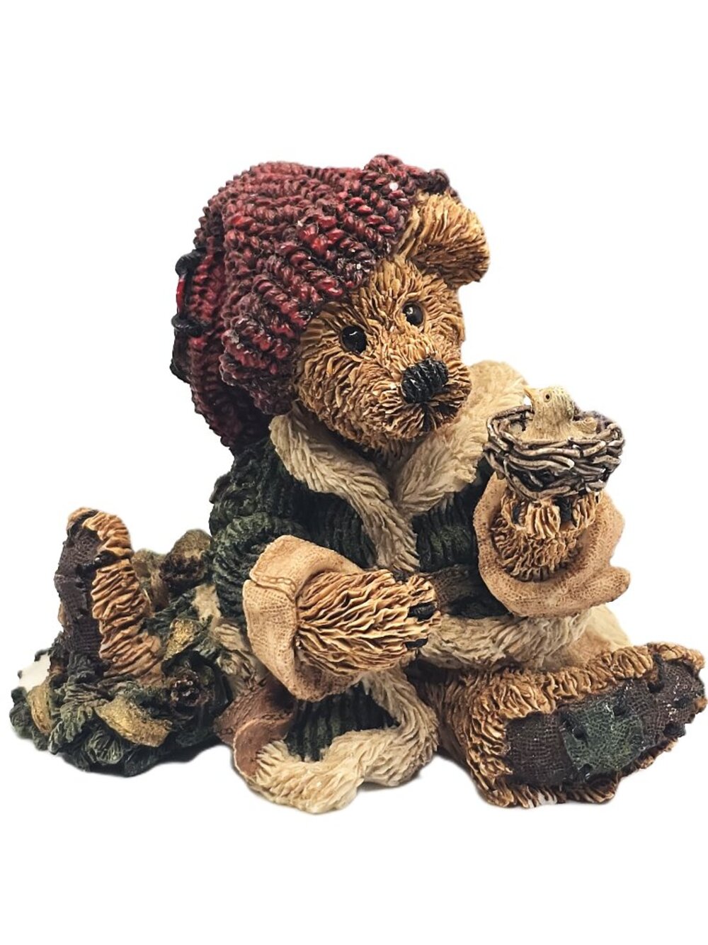 Vintage Boyds Bears Elgin the Elf Bear Style #2236 Bird Nest 1994 3E/2829 Resin